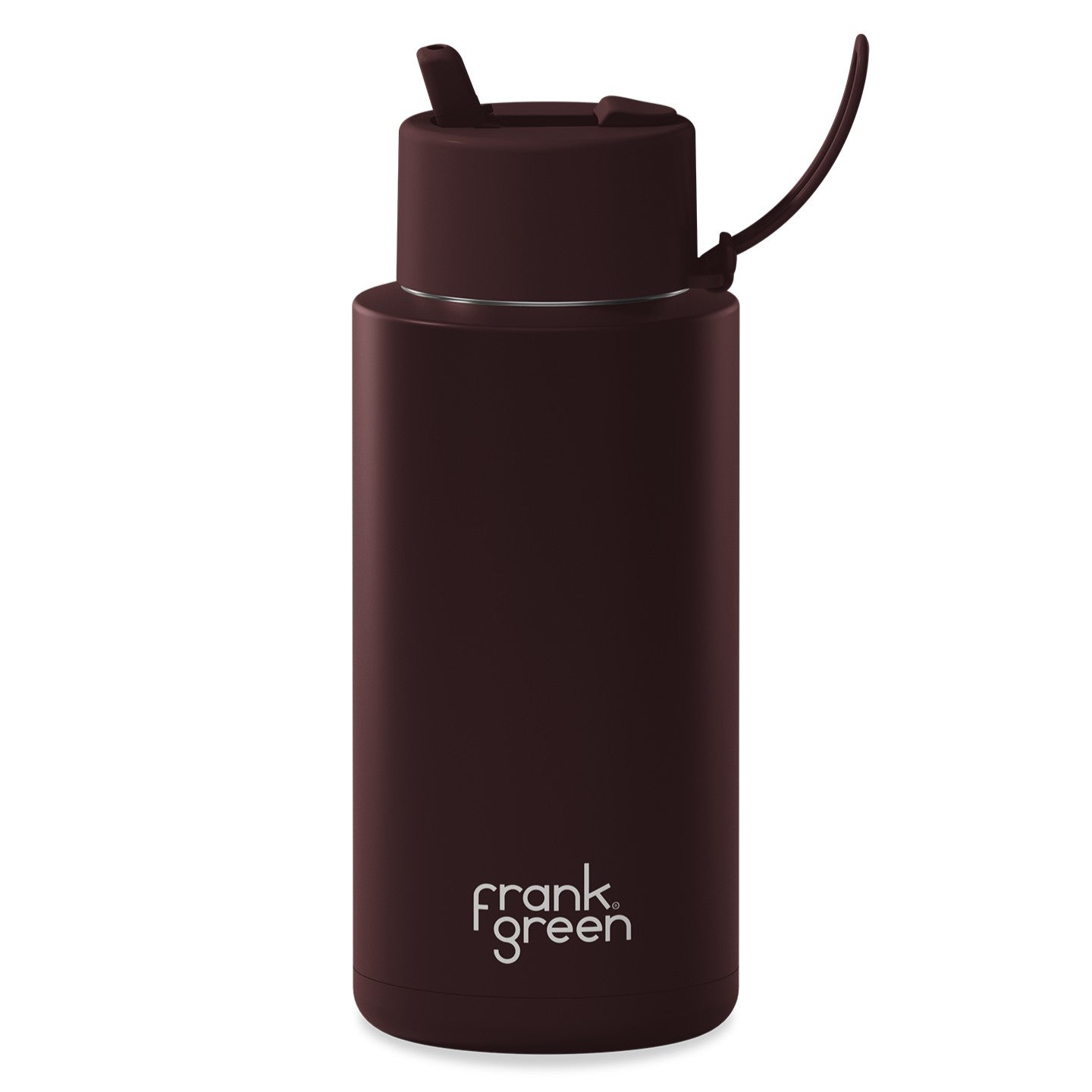 Frank Green 34oz Drink Bottle Flip Lid Chocolate