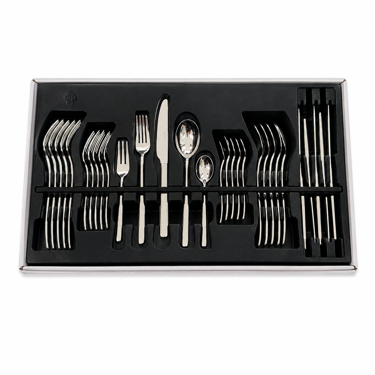 Pinitnox 30 Piece Silver Sky Cutlery Set