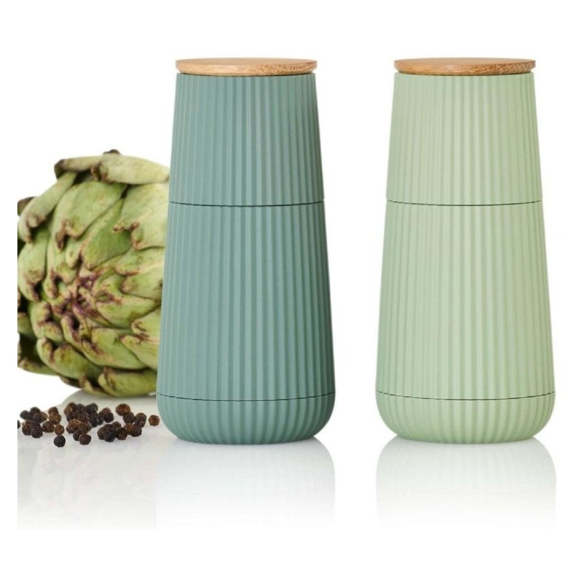 ADHOC Salt & Pepper Grinders Scape Green