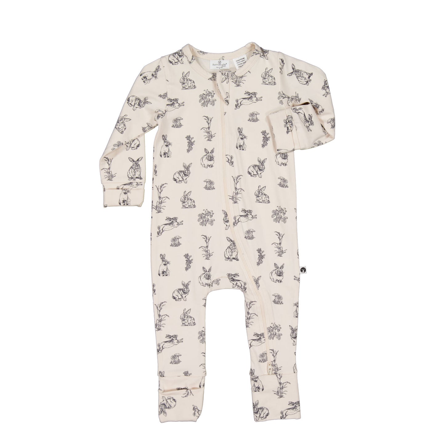 Almond Burrowers Long Sleeve Zip Suit