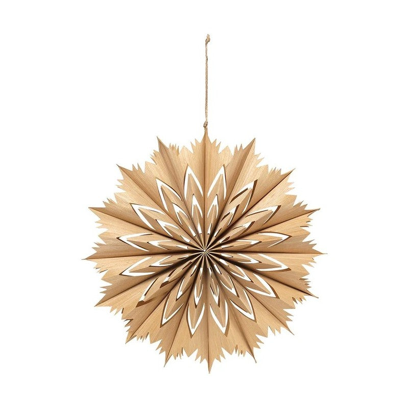 Decorative paper star hanging