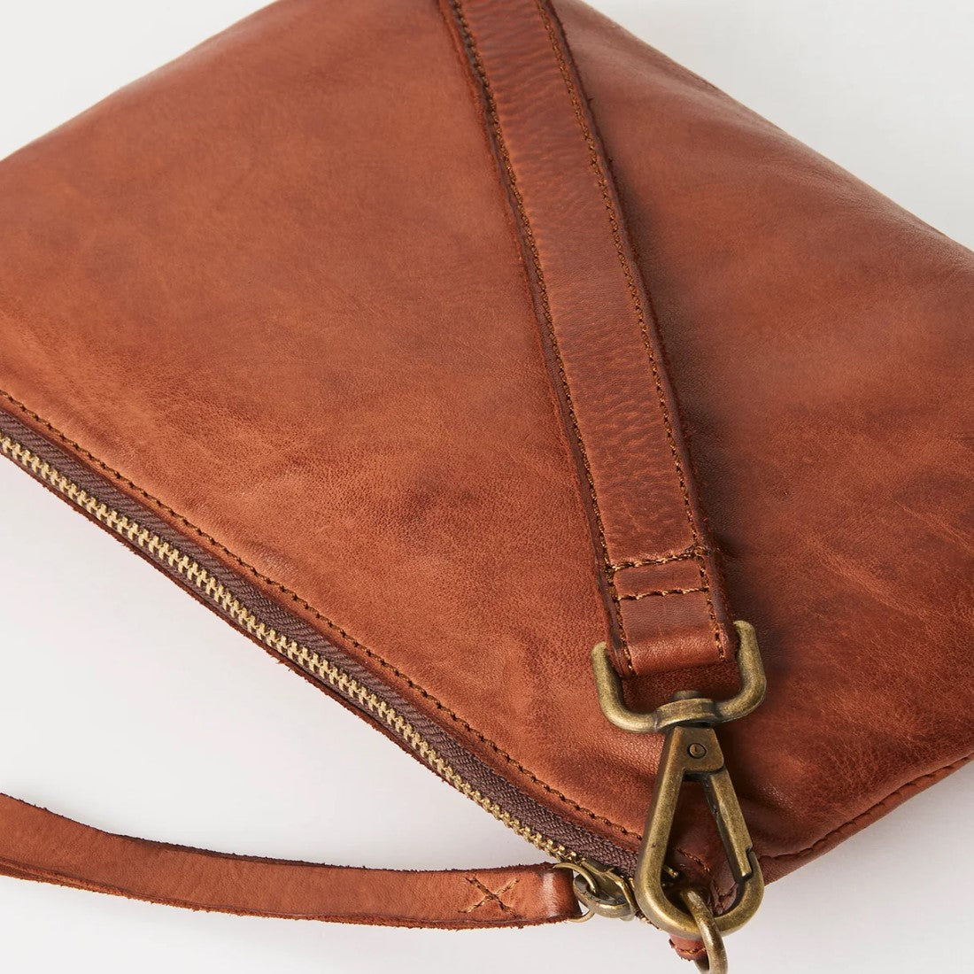 Juju Baby Cross Body Leather Bag Cognac