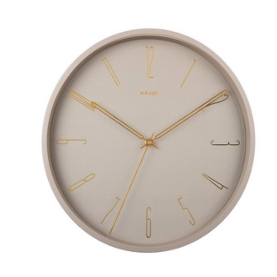 Karlsson Belle Clock Grey