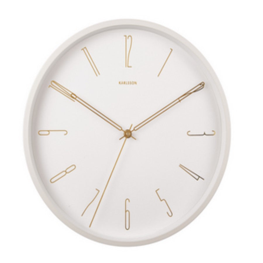 Karlsson Belle Clock White
