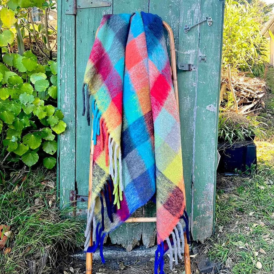 Bliss Wool Throw Bright Multi