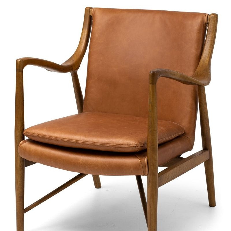 Bristol Armchair in Cognac Leather