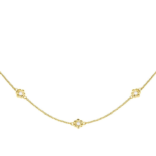 Rosefield Daisy Flower Necklace Gold