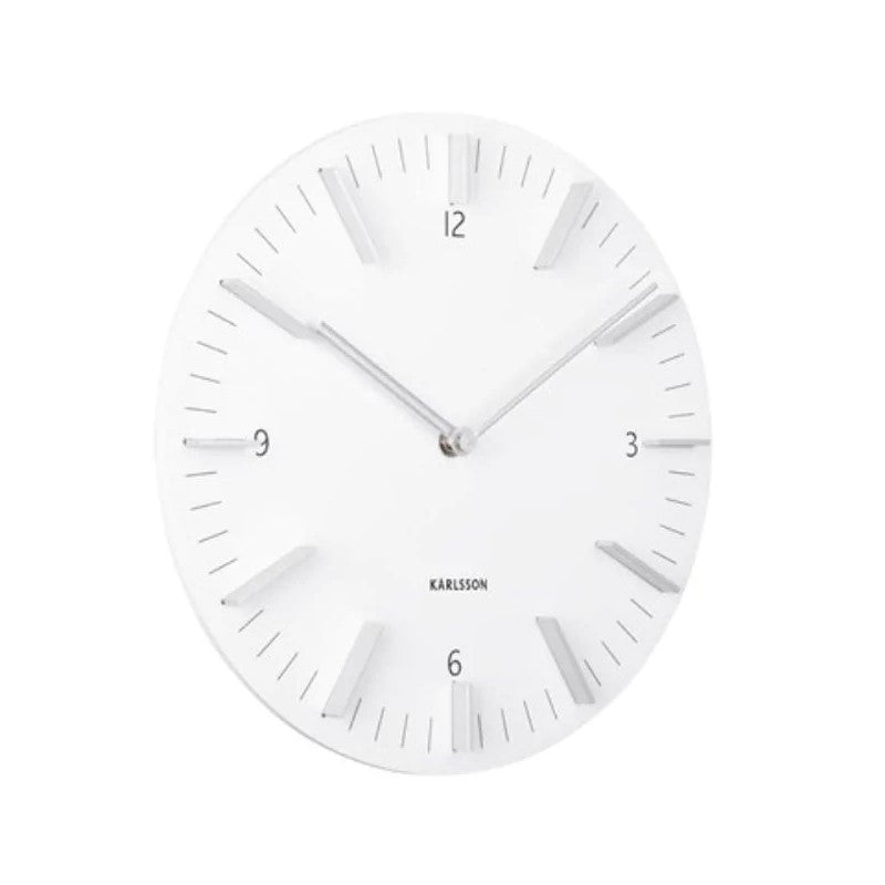 Karlsson Detailed Clock White