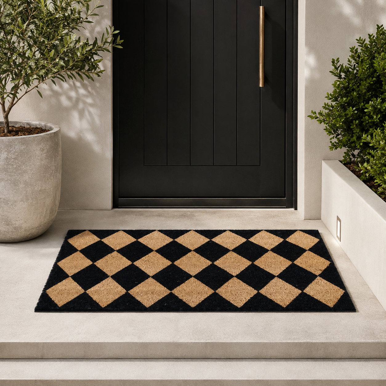 Diamond Coir Doormat