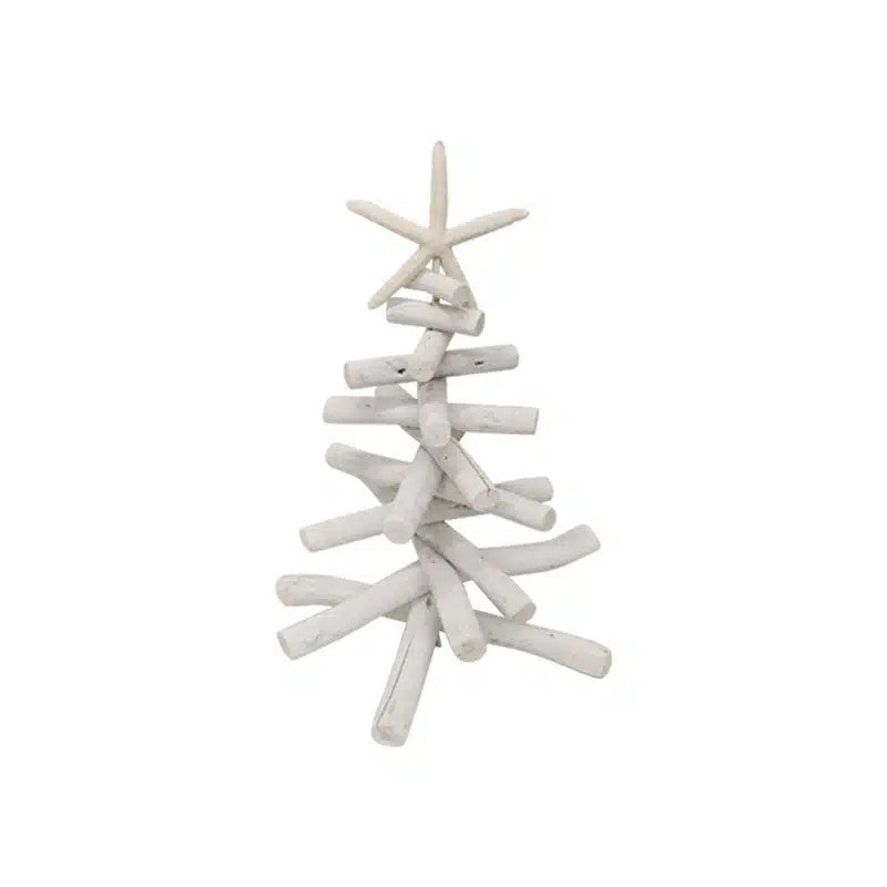 Shell Driftwood Tree 40cm White