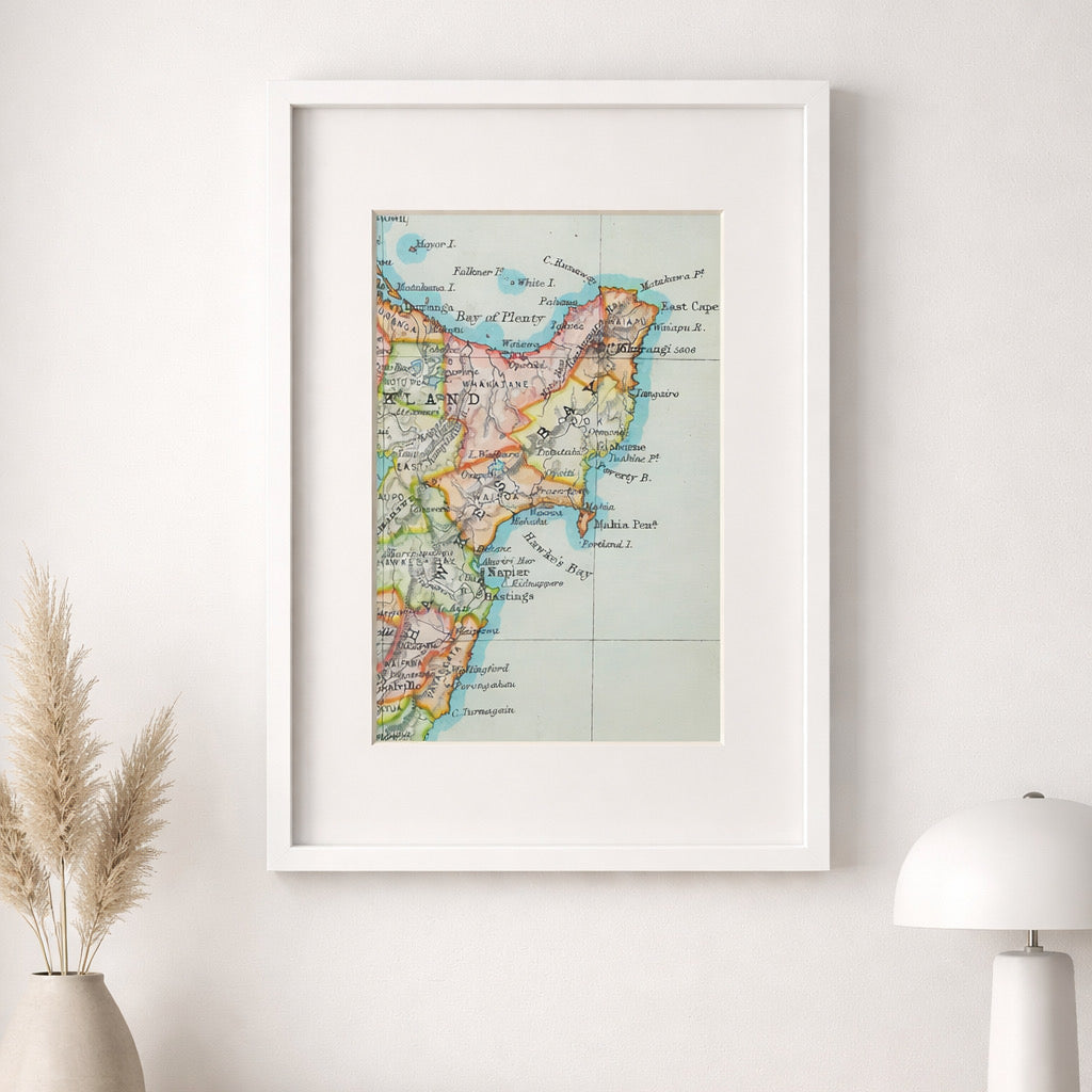 Eden Ripley East Cape Map Large A3