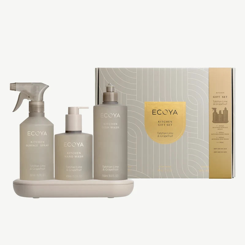 Ecoya Kitchen Gift Set Tahitian Lime & Grapefruit