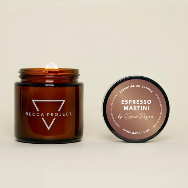 A espresso martini scented candle