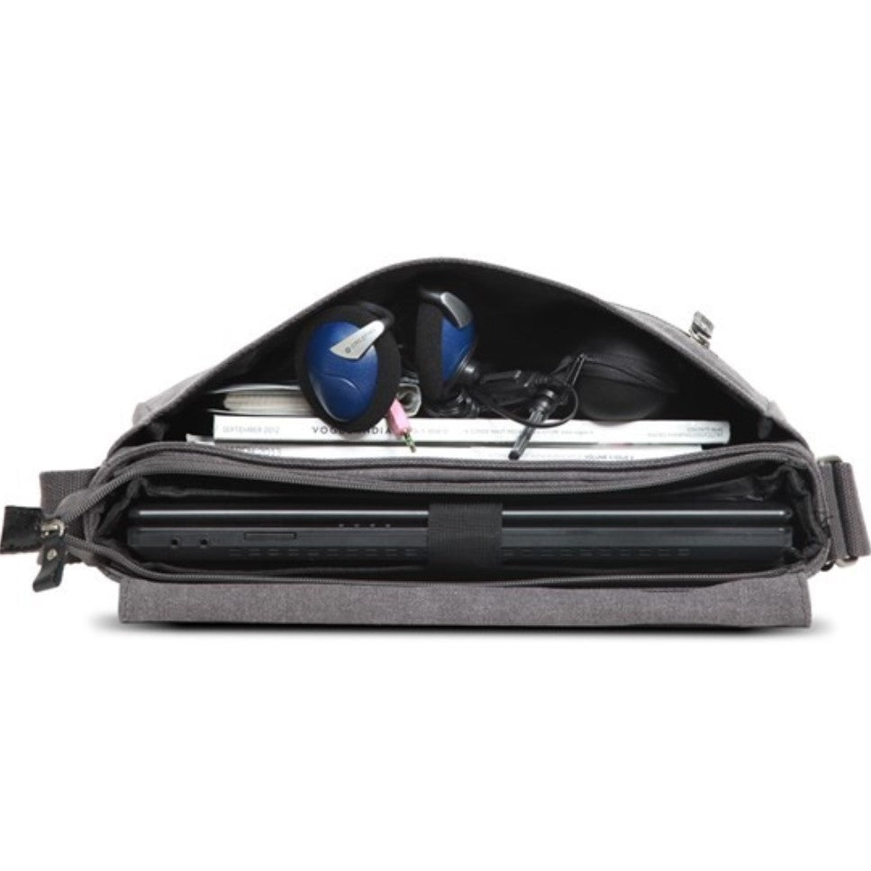 Troop Small Flap Front Messenger Bag BLK