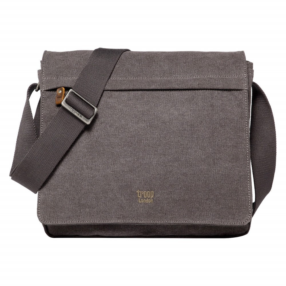 Troop Small Flap Front Messenger Bag BLK