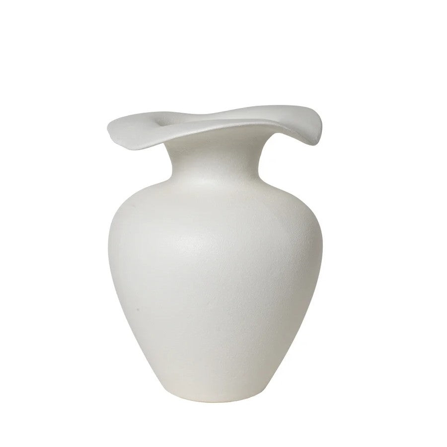Broste Florentina Vase Medium Off White