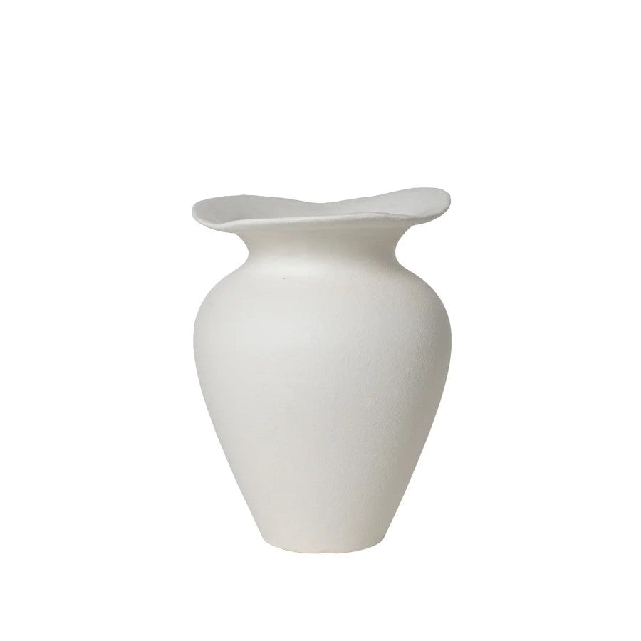Broste Florentina Vase Small Off White