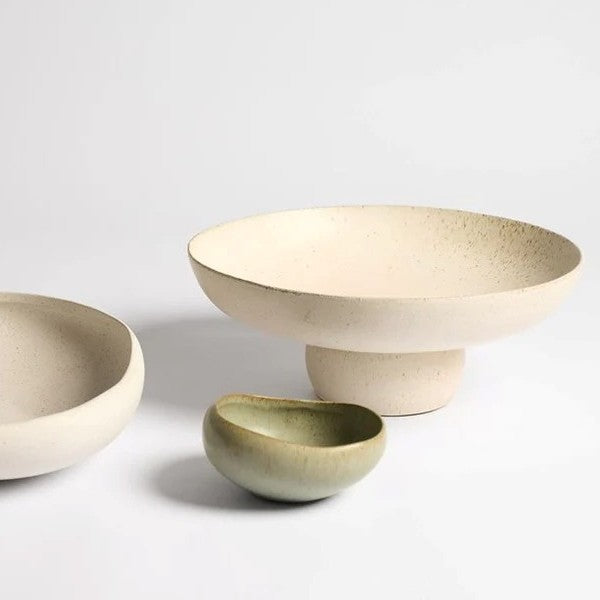 Fort Raised Bowl Speckle White