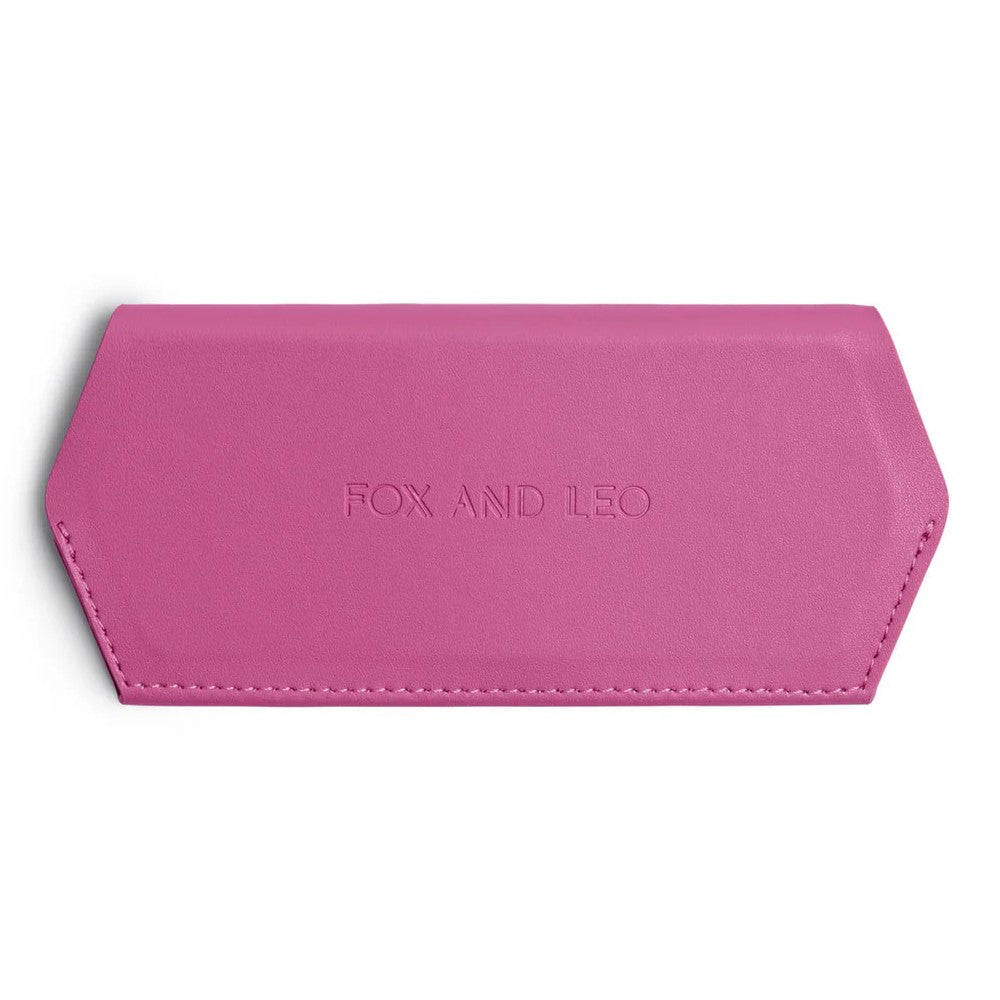 Fox & Leo Leather Glasses Case Foxy Lady