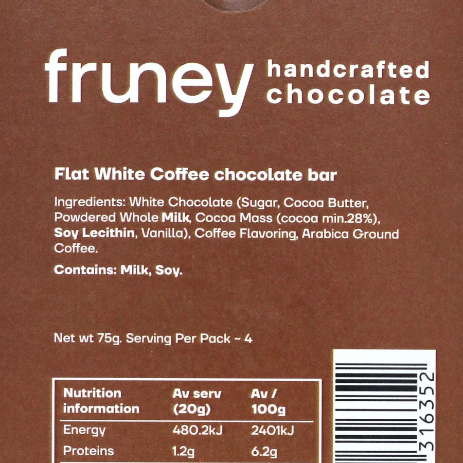Fruney Flat White Coffee Chocolate