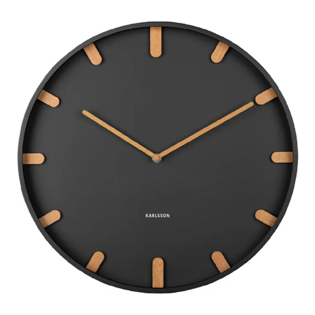 Karlsson Grace Wall Clock Black