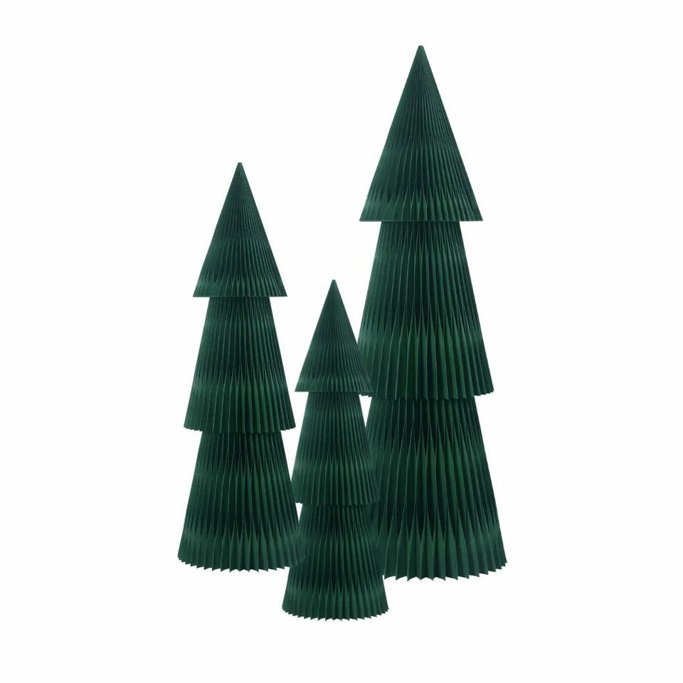 Paper Christmas Tree Green Small