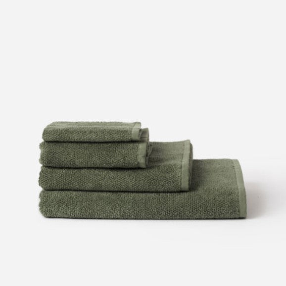 Cotton Bath Towel Olive