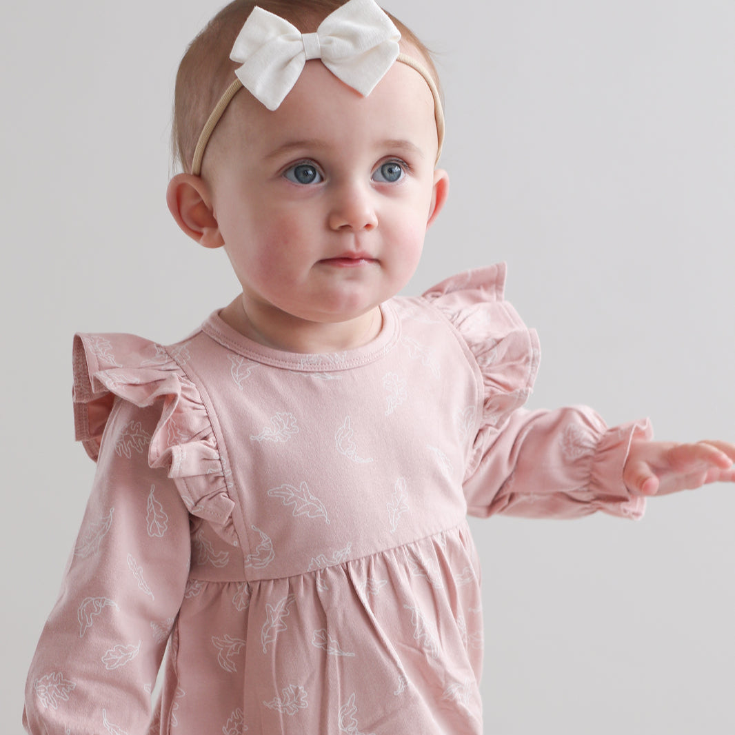 Hazel Romper Flutter Print
