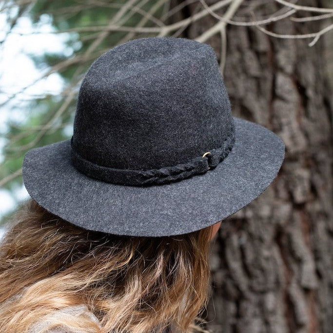 Antler Jackson Fedora Charcoal