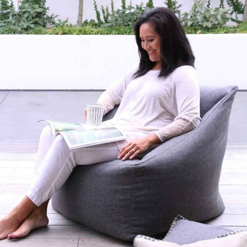 Kalo Outdoor Bean Chair Charcoal