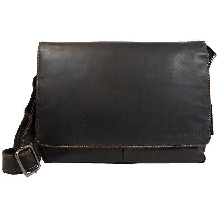 Leather Laptop Bag Gent - Brown