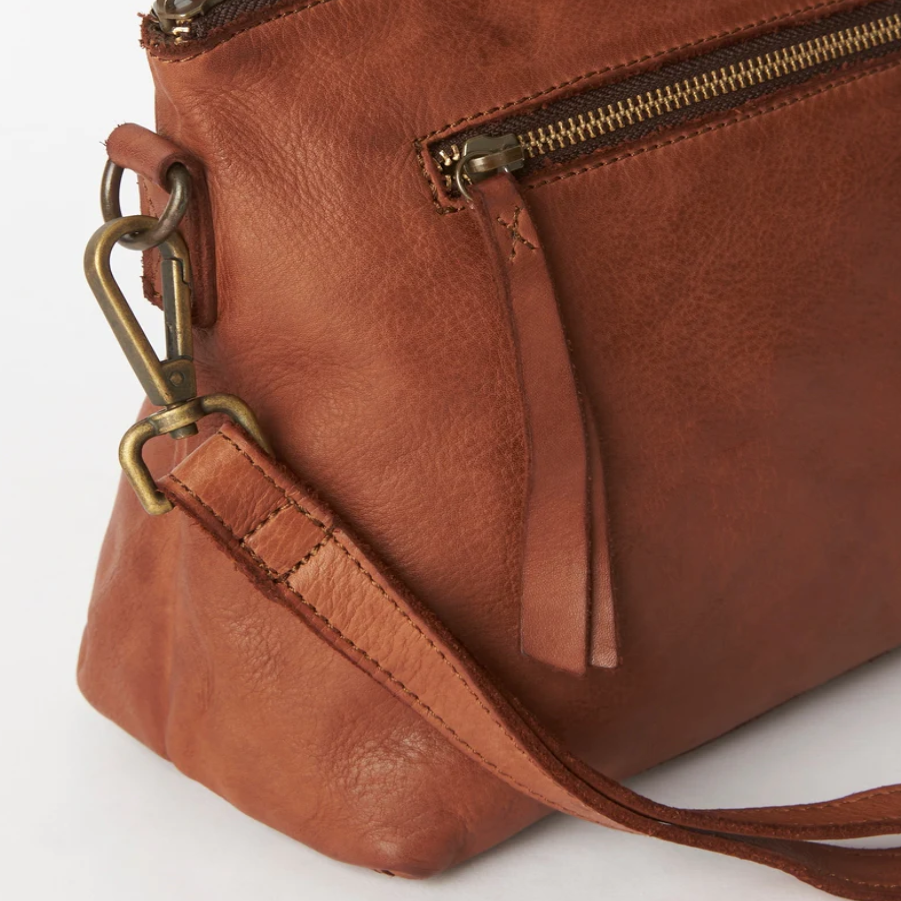 Juju Large Essential Leather Bag Cognac