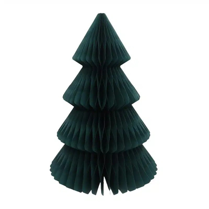 Green paper tree decoration