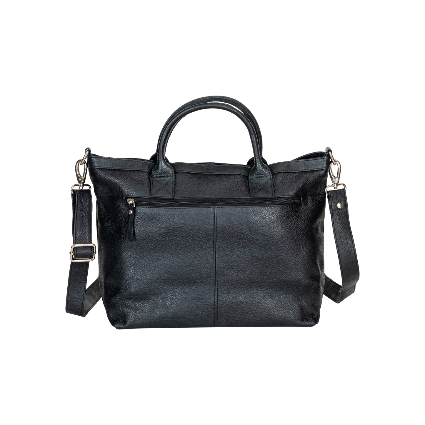 Leather Tote Bag Scarlett Black