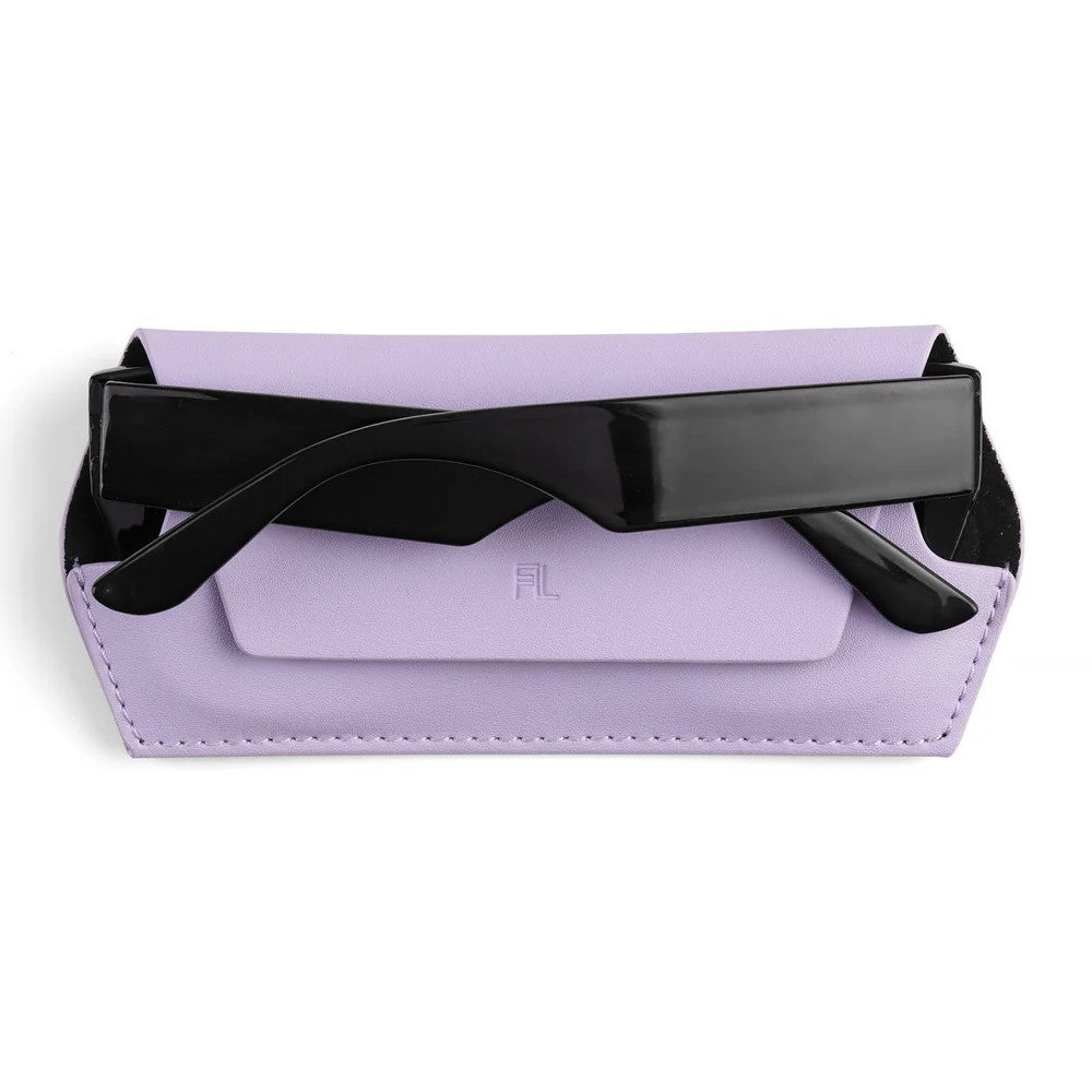 Fox & Leo Leather Glasses Case Lilac