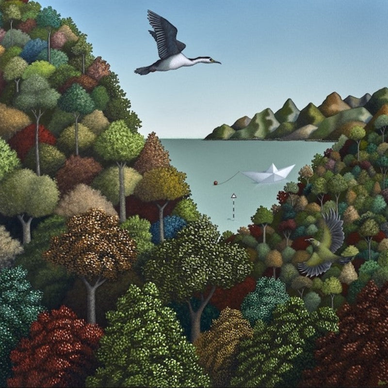 Hamish Allen Melancholia and the Pleasure Garden Boxed Print