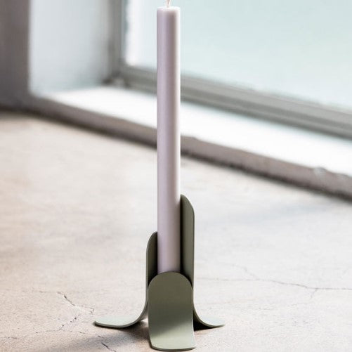 Melt Candle Holder Sage 13x12x13.5cmh