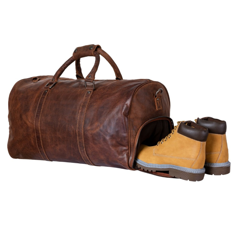 Milan Leather Overnight Bag Sandal