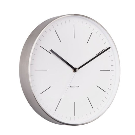 Karlsson Minimal Clock White