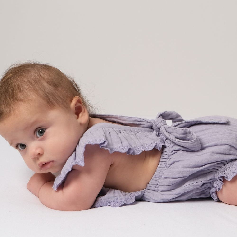 Babu Evelyn Muslin Bodysuit Mixed Berry