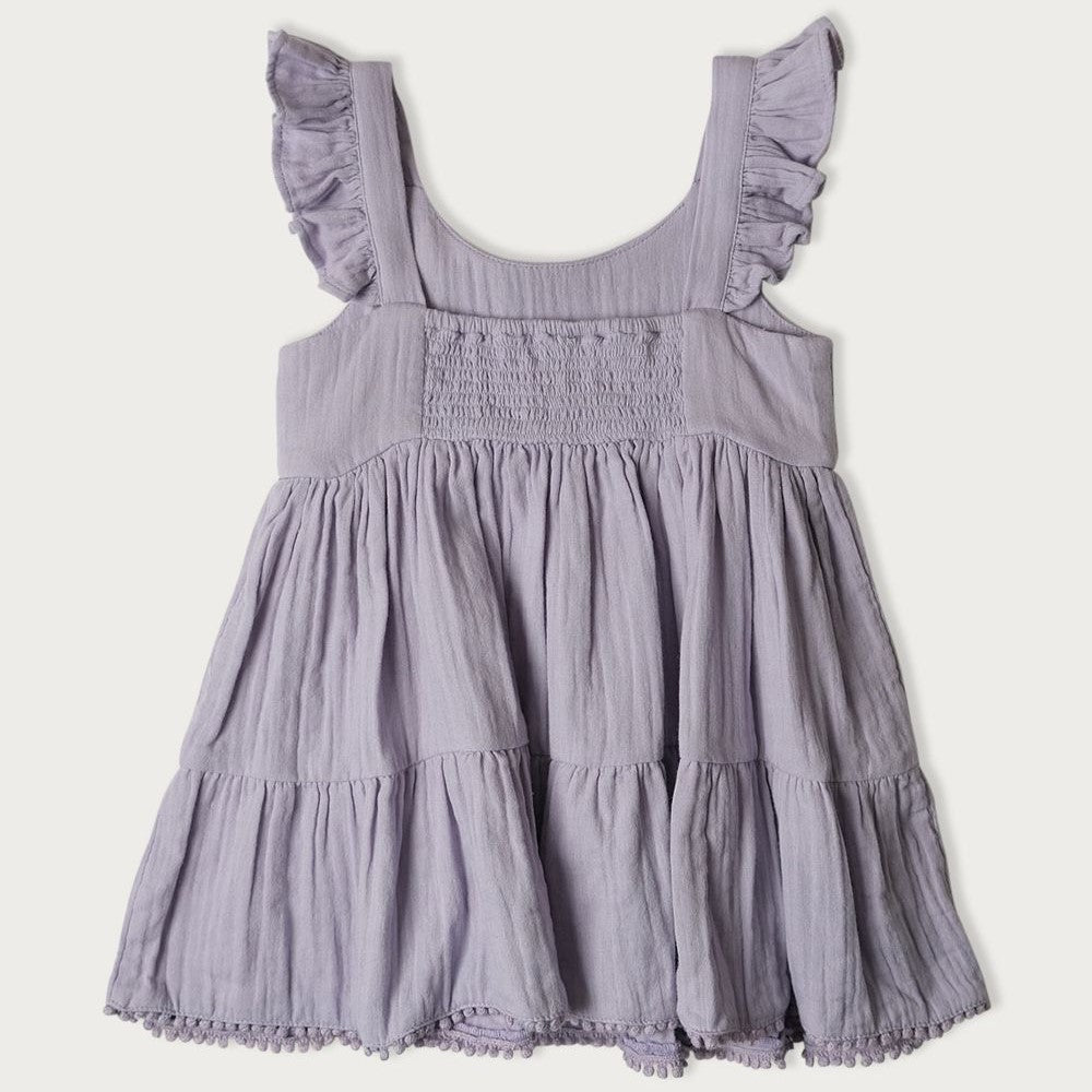 Babu Mia Muslin Dress Mixed Berry
