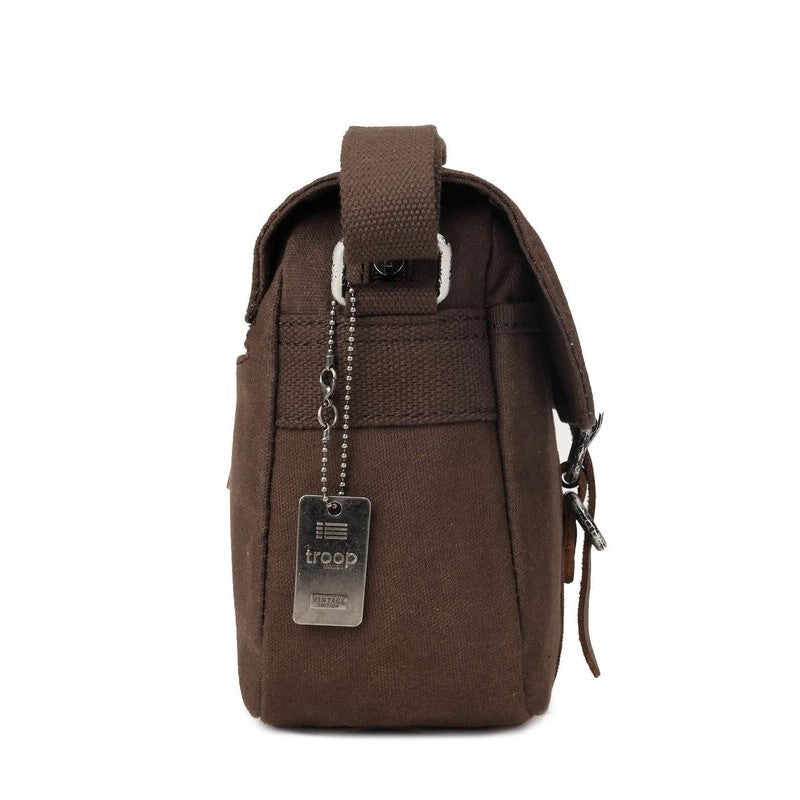 Troop Nomad Cross Body Bag Small Dark Brown