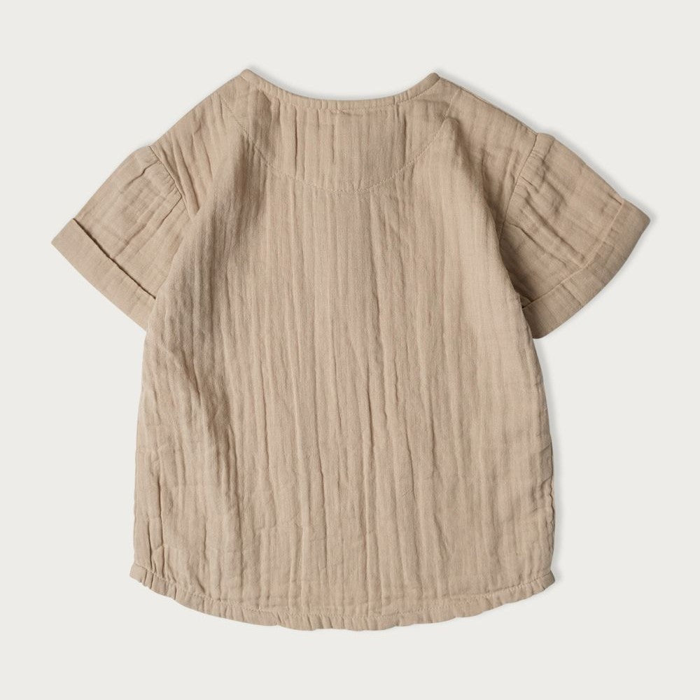 Babu Muslin Grandpa Shirt Oat