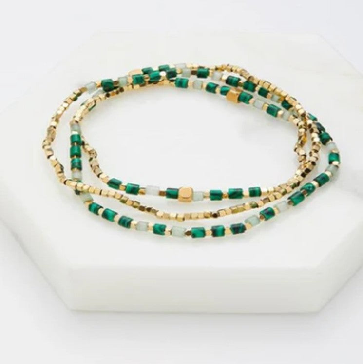 Zafino Ophelia Wrap Bracelet Jade