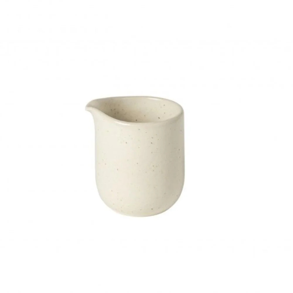 White ceramic pitcher