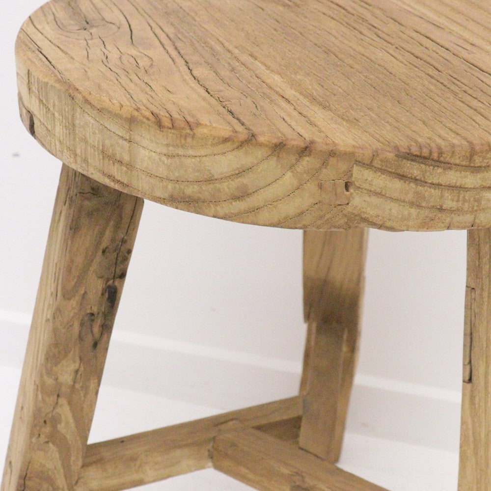 Parq Round Stool - Natural