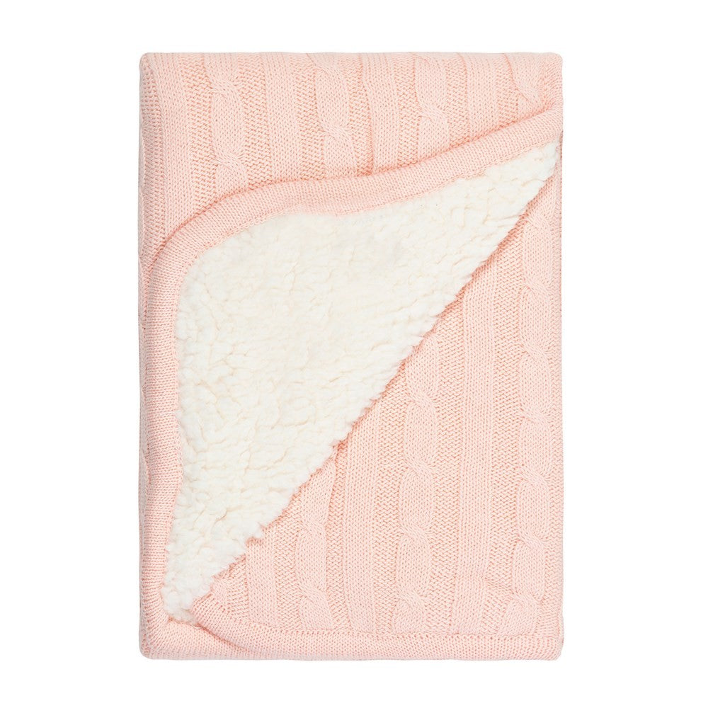 Baby Sherpa Blanket Pink