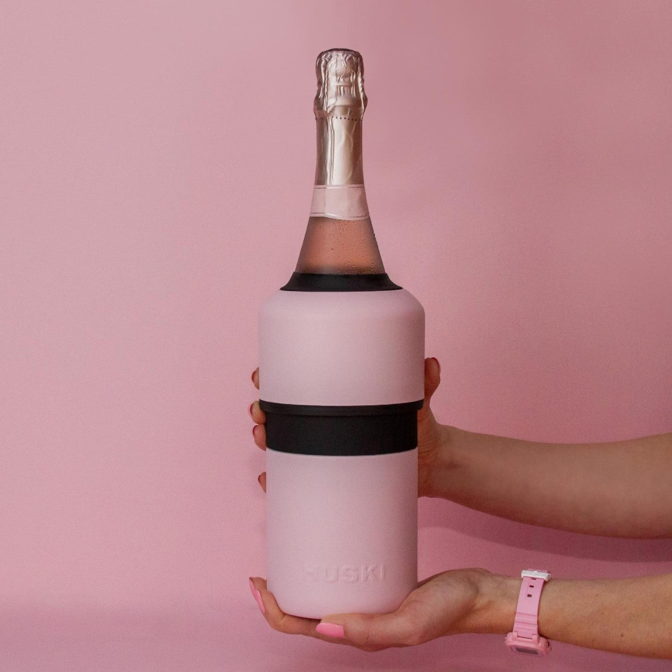 Huski Wine Cooler Powder Pink