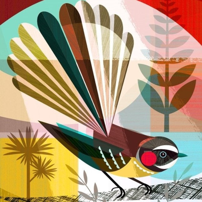 Ellen Giggenbach Piwakawaka in the Evening Sun Boxed Print