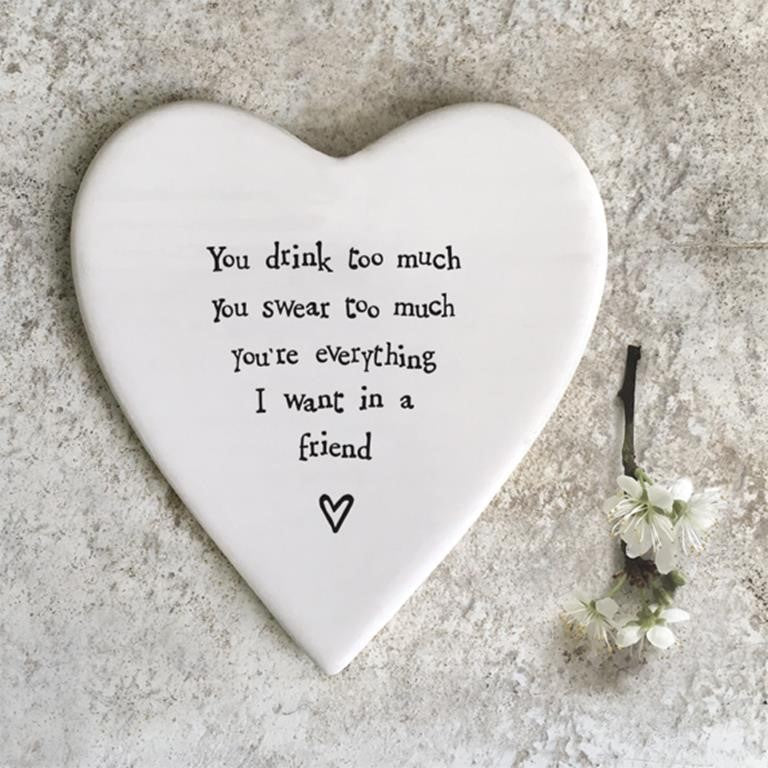 Heart Coaster - You drink